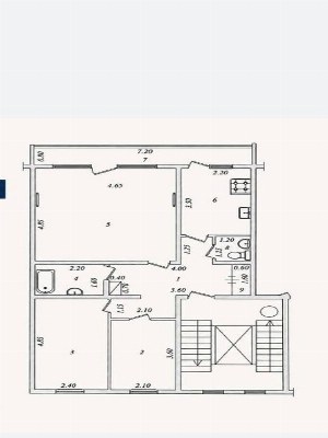 3-комнатная квартира, метро Ойбек