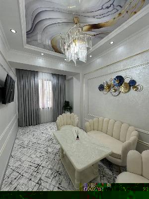 3-комнатная квартира на 1 этаже в новостройке, Самарканд