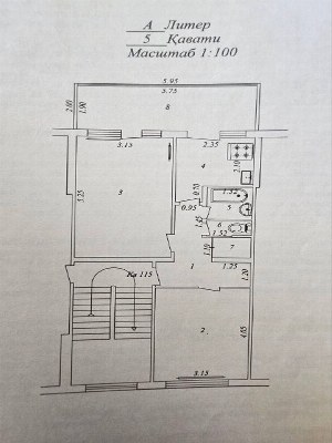 3-комнатная квартира в Ибн Сино-1