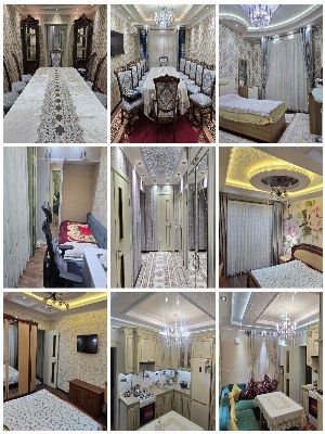 3-комнатная квартира в Янгихаётском районе, 77 м²