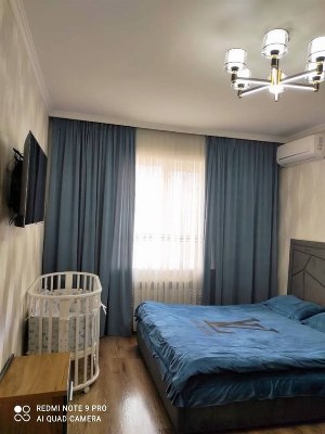 Двухкомнатная квартира в новостройке, 55 кв.м