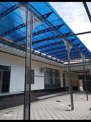 Изготовление и установка металлических ворот, навесов и козырьков