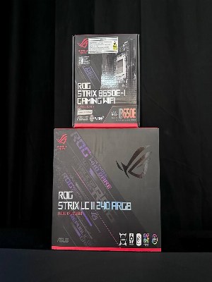 Комплект ROG STRIX LC II 240 ARGB и ROG STRIX B650E-i GAMING