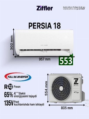 Konditsioner Sklad Rassrochka Uzum N-a Ziffler Inverter Кондиционер