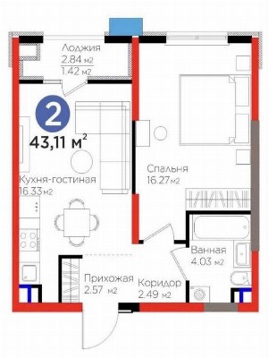 Квартира в новостройке ЖК BI SADO