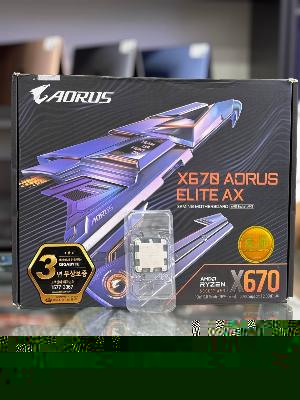 Материнская плата Aurus X670 Elite AX DDR5 и процессор Ryzen 7 7800 X3D