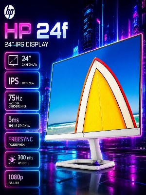 Монитор HP 24f Display 24 дюйма