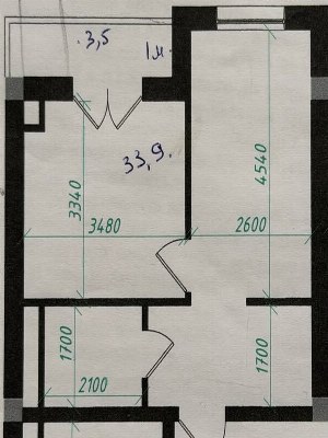 Однокомнатная квартира в новостройке, Яшнабадский район