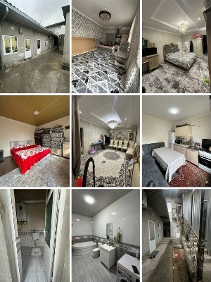 Участок с 2-этажным домом в Яшнободском районе