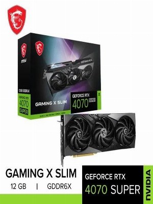Видеокарта MSI 12GB GeForce RTX 4070 SUPER GAMING X SLIM