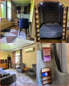 1-комнатная квартира (переделана в 2-комнатную) в аренду в Ташкенте, Лабзак, парк Навруз