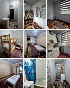 1-комнатная квартира, переделанная в 2-комнатную, 45 м2, Яшнабадский район