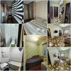 2-3 комнатная квартира в Юнусабаде, 13 квартал, 56 м², евроремонт, мебель и техника