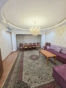 2-комн. квартира 90 м² в Мирабаде, Ойбек, с мебелью и техникой