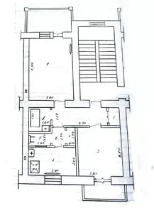 2-комнатная квартира, 4 этаж, Новомосковская