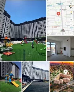 2-комнатная квартира 45.6 м² в ЖК Modern City Construct, Янгиабад