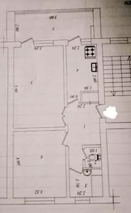 2-комнатная квартира, 61 м², 3 этаж, 77-я серия