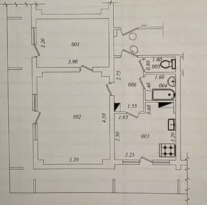 2-комнатная квартира, 72 м², 5/9 этаж, метро Ойбек