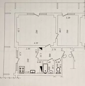 2-комнатная квартира, 75 м2, Мирабадский район, метро Ойбек