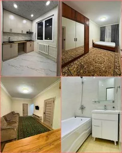 2-комнатная квартира в аренду в Чиланзар-19 квартал, 3 этаж, новый ремонт, мебель и техника