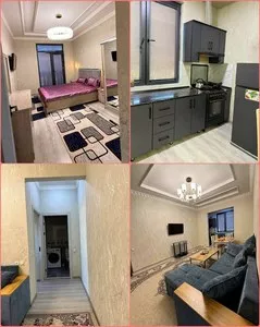 2-комнатная квартира в аренду в Юнусабад-7, новостройка, мебель и техника