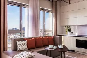 2-комнатная квартира в ЖК Mirabad Avenue, 40 м2