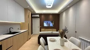 2-комнатная квартира в ЖК Nur Namuna, 48 кв.м., евроремонт, мебель и техника