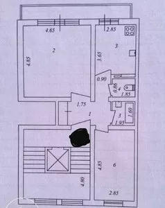 2-комнатная квартира в Мирабадском районе, 66 м2