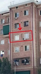 2-комнатная квартира в Янгиабадском районе, 44 м²