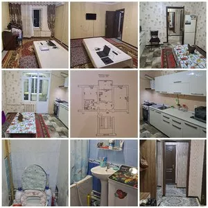 2-комнатная квартира в Яшнабадском районе, массив Куйлюк