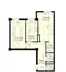 3-комн. квартира, 65 м², Яккасарайский