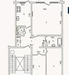3-комн. квартира, 72 м², Яккасарайский