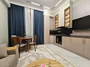 3-комн. квартира в новостройке Махтумкули New Life, 60 кв.м, евро-люкс с мебелью