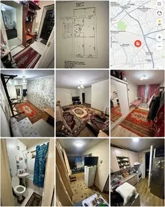 3-комнатная квартира, 70 м², Яшнободский район