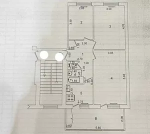 3-комнатная квартира, 70 м², Юнусабадский район, Ц-6
