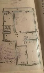 3-комнатная квартира, 72 м², 2 этаж, Ташсельмаш