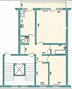 3-комнатная квартира, Гидрометцентр