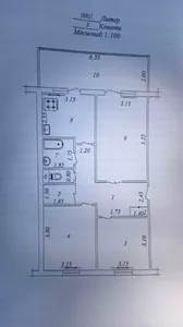 3-комнатная квартира на Карасу-1