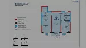 3-комнатная квартира в ЖК NRG Maftun Makon