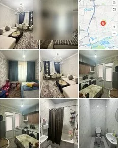 3-комнатная квартира в новостройке, 72 м², Яшнабадский район