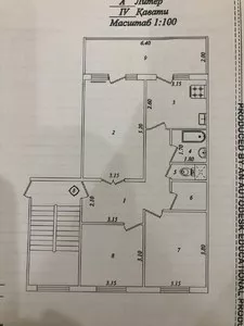 3-комнатная квартира в районе Шайхантахур, Гулзор