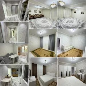 3-комнатная квартира в Юнусабаде, 2-й квартал, 92 м², евроремонт, мебель и техника