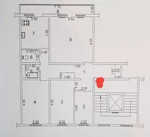 4-комнатная квартира, 100 м², 5/9 этаж, Мирзо-Улугбекский район