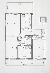 4-комнатная квартира, 105 м², Юнусабадский район, Ц-4