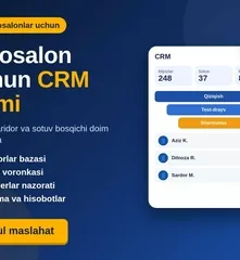 Avtosalonlar uchun mashina xaridorlari va sotuv voronkali CRM