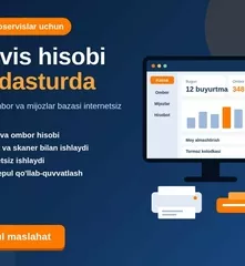 Avtoservislar uchun kassa va ombor hisobi Windows dasturi