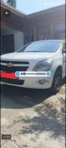 Chevrolet Cobalt 2016, белый, пробег 240 000 км, бензин, Андижан