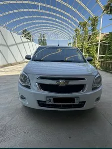 Chevrolet Cobalt 2022, автомат, белый, пробег 52 000 км, бензин, Самарканд