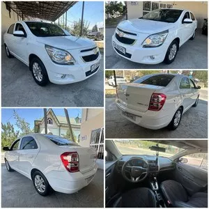 Chevrolet Cobalt 2024, белый, 25068 км, бензин/метан, Наманган