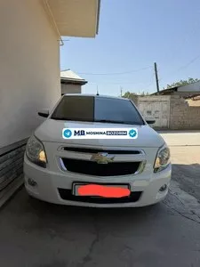 Chevrolet Cobalt 2025, автомат, белый, 22 000 км, бензин/газ, Самарканд